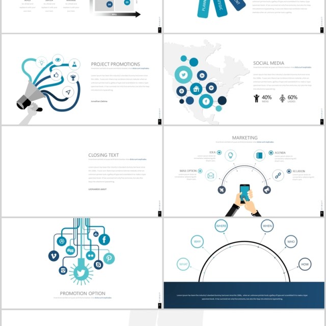 创意拼图信息图表可视化PPT图片排版素材模板Biskuit Powerpoint 创意拼图信息图表可视化PPT图片排版素材模板Biskuit Powerpoint