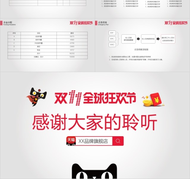 精美天猫商城双十一活动策划淘宝PPT 精美天猫商城双十一活动策划淘宝PPT