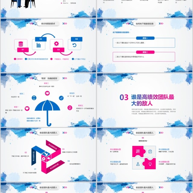 企业培训狼性团队凝聚力PPT模板