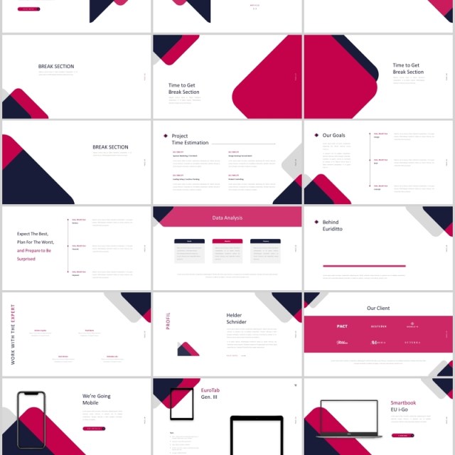 简约商务PPT图片占位符版式设计模板Magenta Powerpoint 简约商务PPT图片占位符版式设计模板Magenta Powerpoint