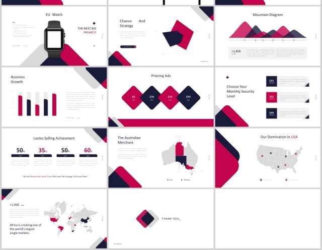 简约商务PPT图片占位符版式设计模板Magenta Powerpoint 简约商务PPT图片占位符版式设计模板Magenta Powerpoint