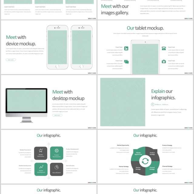 公司简介企业宣传PPT模板版式设计Late and Old - Powerpoint Template