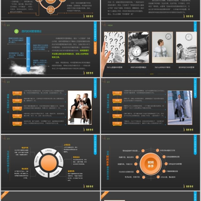 时间管理技能培训企业员工课件PPT模板
