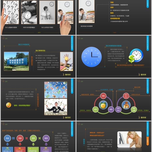 时间管理技能培训企业员工课件PPT模板