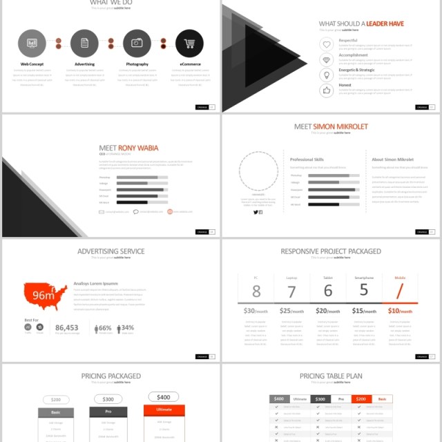 创意商务PPT信息图表可视化素材ORANGE MOON Powerpoint 创意商务PPT信息图表可视化素材ORANGE MOON Powerpoint