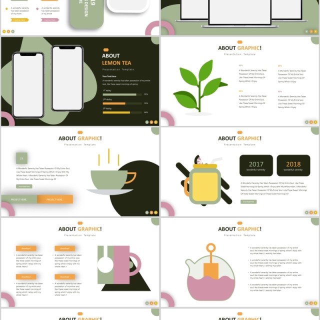 茶叶饮品展示餐饮计划书PPT模板Tealiiv Powerpoint Template 茶叶饮品展示餐饮计划书PPT模板Tealiiv Powerpoint Template