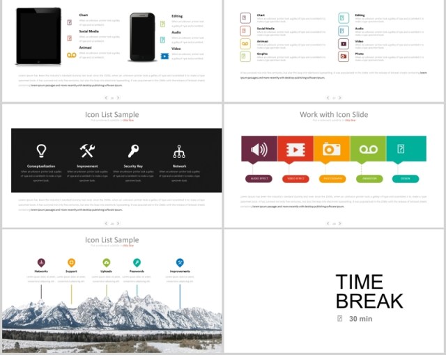商务时间轴图表可视化演示PPT图片排版素材模板ANUNE Powerpoint 商务时间轴图表可视化演示PPT图片排版素材模板ANUNE Powerpoint