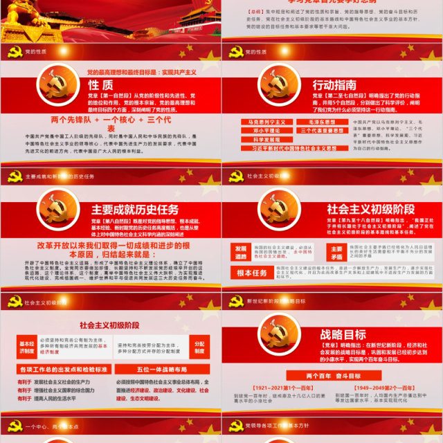 全方位解读中国共产党章程PPT党课模板 全方位解读中国共产党章程PPT党课模板