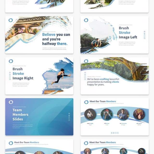 宝石蓝多用途PPT演示模板PASSION Multipurpose PowerPoint Presentation Template