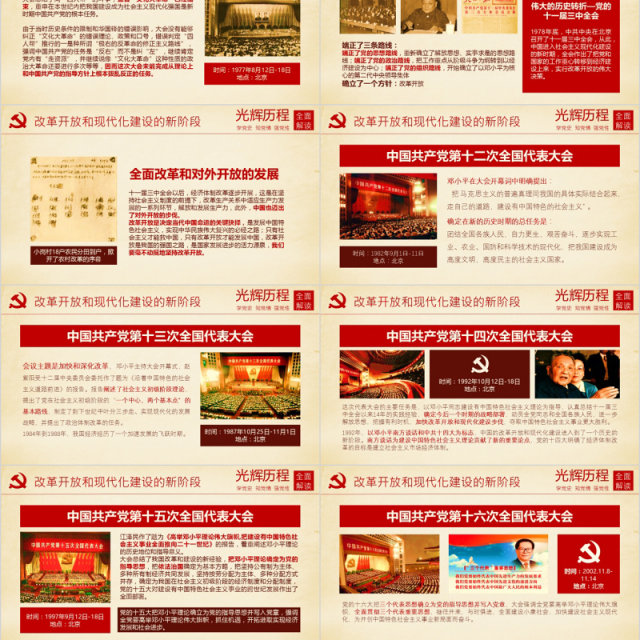 中国共产党党史党课红船精神PPT模板 中国共产党党史党课红船精神PPT模板