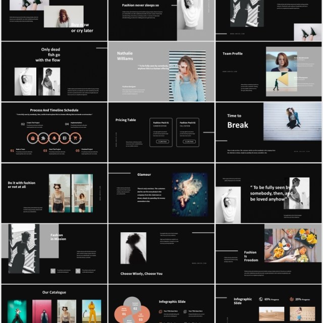 黑色时尚商务宣传介绍PPT模板Amveo-Fashion Business Powerpoint 黑色时尚商务宣传介绍PPT模板Amveo-Fashion Business Powerpoint