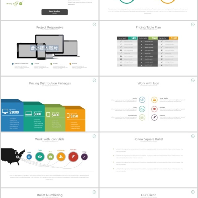 项目产品宣传介绍流程图时间轴PPT可插图排版模板素材Warung - Powerpoint Template 项目产品宣传介绍流程图时间轴PPT可插图排版模板素材Warung - Powerpoint Template