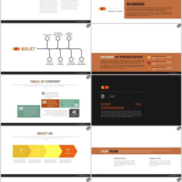 可视化信息图表流程图商务图片排版PPT模板素材Bolet Powerpoint 可视化信息图表流程图商务图片排版PPT模板素材Bolet Powerpoint