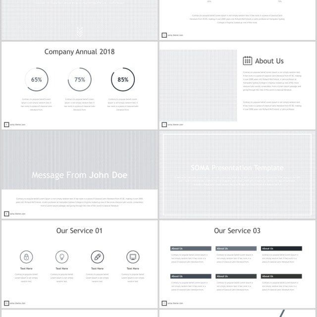 商务项目产品宣传介绍PPT版式模板Soma - Powerpoint Template 商务项目产品宣传介绍PPT版式模板Soma - Powerpoint Template