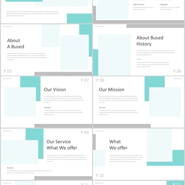个人简历求职竞聘PPT版式设计模板Bused - Powerpoint Template 个人简历求职竞聘PPT版式设计模板Bused - Powerpoint Template