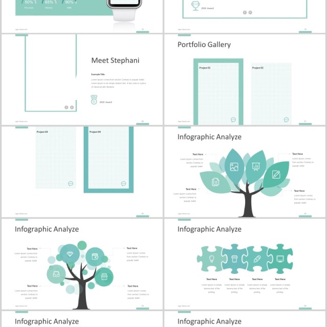 项目计划产品介绍宣传PPT模板版式设计Logic - Powerpoint Template