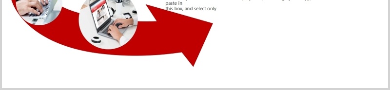 箭头个人工作汇报总结ppt模板