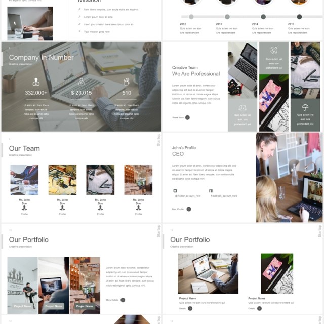 项目启动报告总结PPT数据图表素材模板startup powerpoint template 项目启动报告总结PPT数据图表素材模板startup powerpoint template