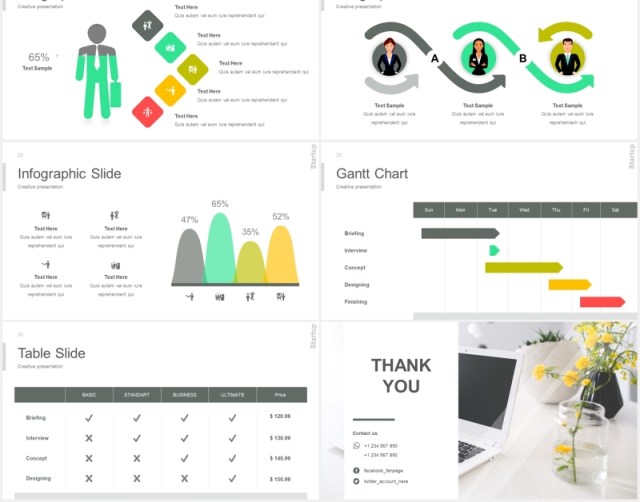 项目启动报告总结PPT数据图表素材模板startup powerpoint template 项目启动报告总结PPT数据图表素材模板startup powerpoint template