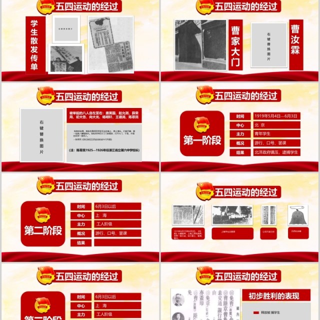 筑梦新时代奋斗正青春纪念五四运动101周年青年节PPT模板