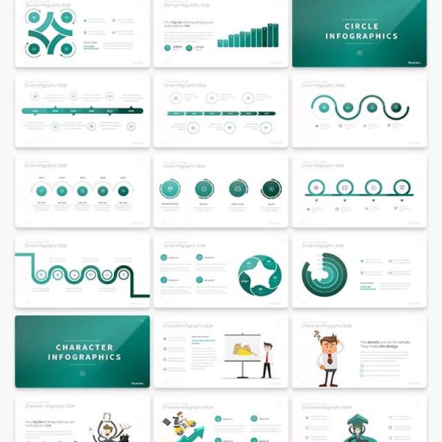 幻想多用途PPT信息图表模板Illusion Multipurpose PowerPoint Presentation