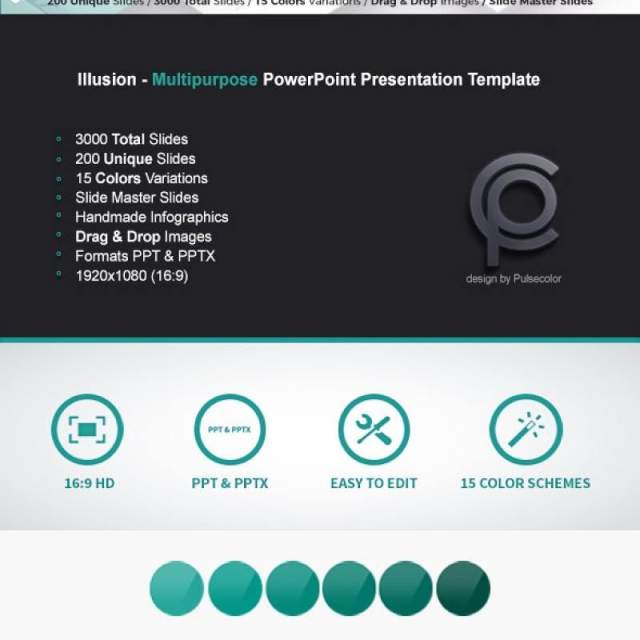 幻想多用途PPT信息图表模板Illusion Multipurpose PowerPoint Presentation 幻想多用途PPT信息图表模板Illusion Multipurpose PowerPoint Presentation