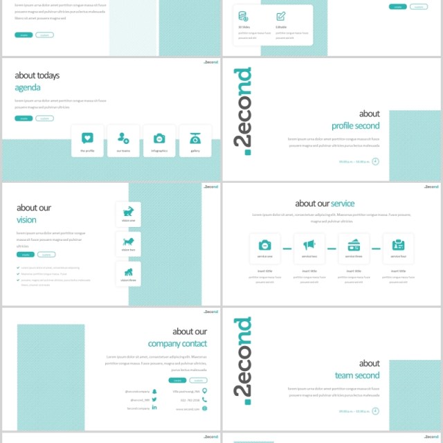 简约蓝色企业简介项目产品计划宣传PPT模板版式设计Second Powerpoint Template 简约蓝色企业简介项目产品计划宣传PPT模板版式设计Second Powerpoint Template