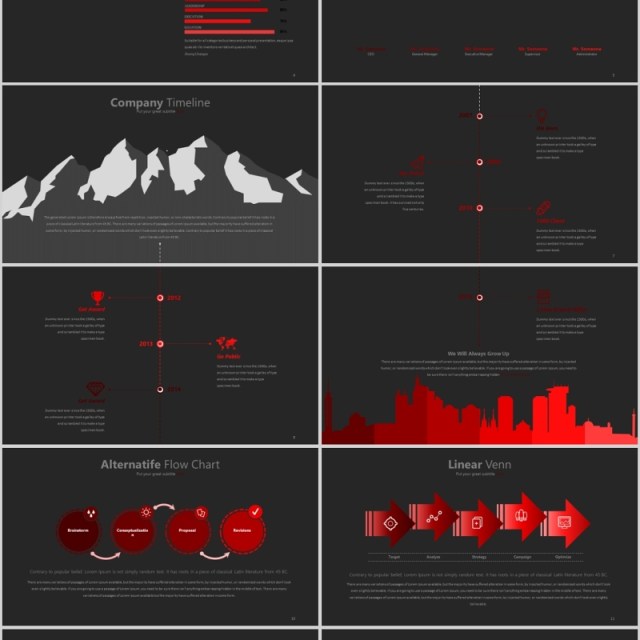 向上阶梯工作汇报PPT信息图表模板HEART ON FIRE Powerpoint