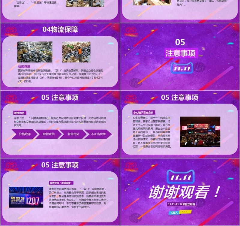 电子商务2019年营销活动方案双十一活动策划方案PPT