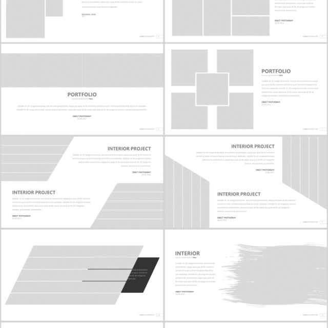 高端图片占位符公司简介PPT模板信息图表素材-CUBA Powerpoint 高端图片占位符公司简介PPT模板信息图表素材-CUBA Powerpoint