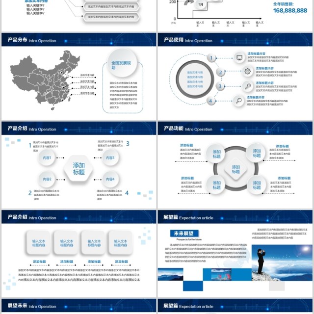 企业简介产品介绍宣传PPT模板