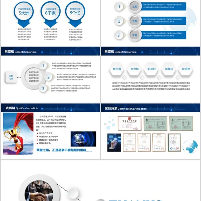 企业简介产品介绍宣传PPT模板