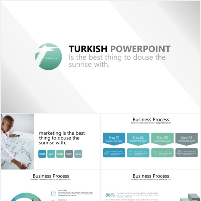 简约商务工作汇报箭头流程图信息图表PPT模板turkish powerpoint 简约商务工作汇报箭头流程图信息图表PPT模板turkish powerpoint