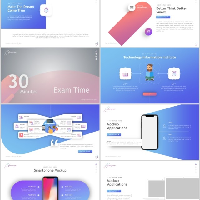 高端时尚教育培训行业PPT图片排版国外设计模板Eduvision - Education Powerpoint Template 高端时尚教育培训行业PPT图片排版国外设计模板Eduvision - Education Powerpoint Template