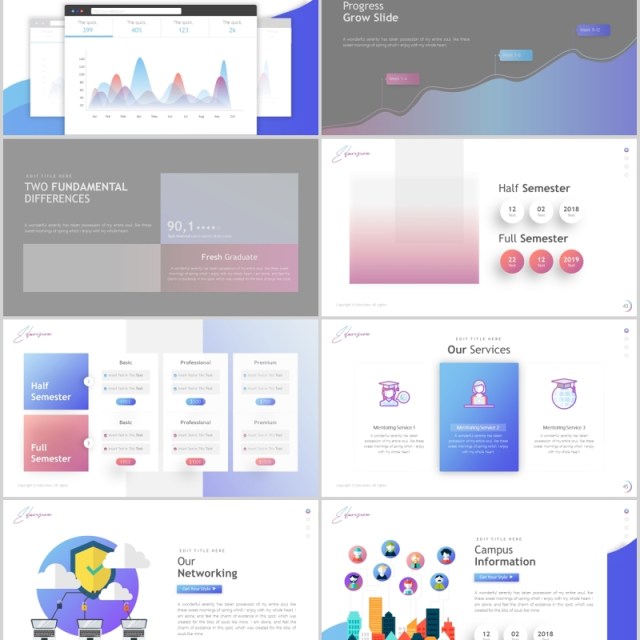 高端时尚教育培训行业PPT图片排版国外设计模板Eduvision - Education Powerpoint Template 高端时尚教育培训行业PPT图片排版国外设计模板Eduvision - Education Powerpoint Template