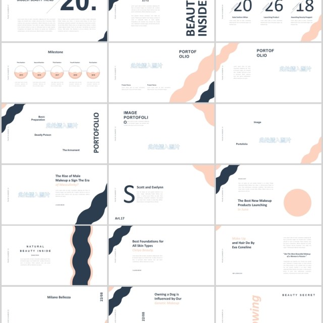 时尚欧美通用PPT图片占位符版式设计模板Cleiyo Powerpoint 时尚欧美通用PPT图片占位符版式设计模板Cleiyo Powerpoint