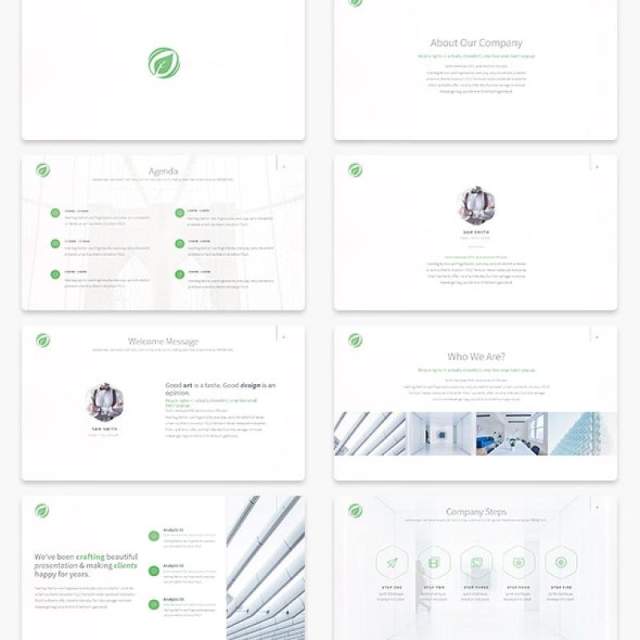 多用途PPT演示幻灯片模板 Leaf Multipurpose PowerPoint Presentation Template