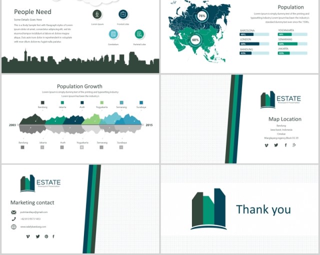 公司介绍企业宣传PPT版式模板Estate Powerpoint Template 公司介绍企业宣传PPT版式模板Estate Powerpoint Template