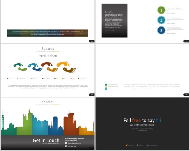 创意图片排版并列关系图PPT素材模板Bentol Powerpoint 创意图片排版并列关系图PPT素材模板Bentol Powerpoint