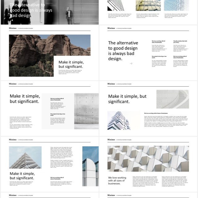 现代商务简约公司宣传PPT模板minimo modern minimal powerpoint template 现代商务简约公司宣传PPT模板minimo modern minimal powerpoint template
