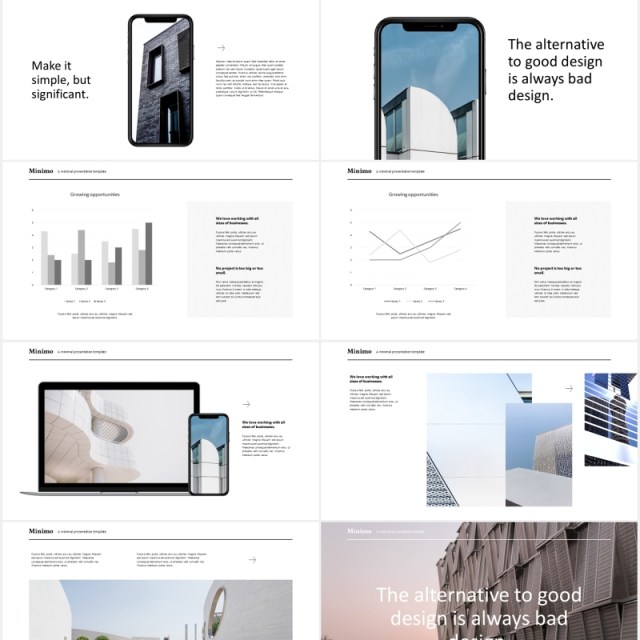 现代商务简约公司宣传PPT模板minimo modern minimal powerpoint template 现代商务简约公司宣传PPT模板minimo modern minimal powerpoint template