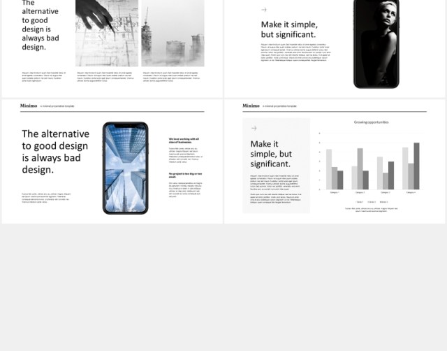 现代商务简约公司宣传PPT模板minimo modern minimal powerpoint template 现代商务简约公司宣传PPT模板minimo modern minimal powerpoint template