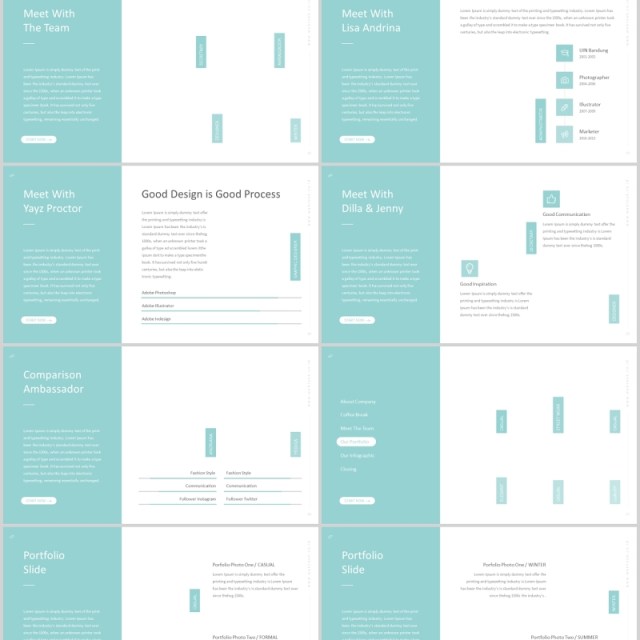 网页版式PPT幻灯片演示模板Weblook Powerpoint Template 网页版式PPT幻灯片演示模板Weblook Powerpoint Template