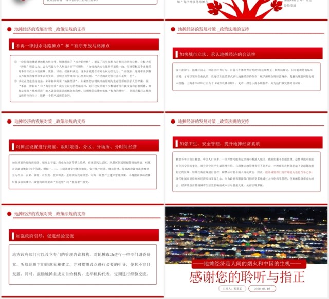 解读地摊经济发展趋势报告PPT模板 解读地摊经济发展趋势报告PPT模板