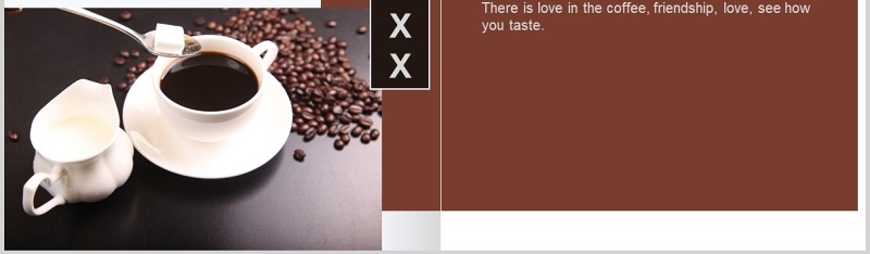 简约杂志风产品咖啡宣传介绍PPT模板