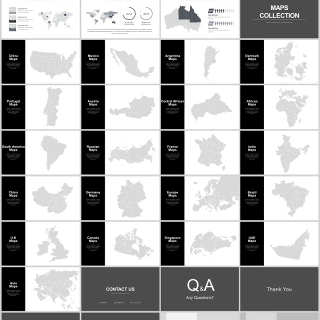 大气项目产品宣传介绍PPT可视化版式模板EDVISTA - Powerpoint Template