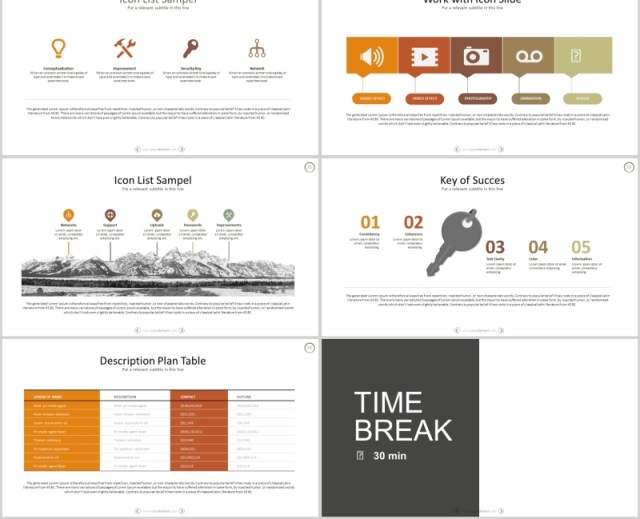 简洁商务PPT版式设计信息图表模板Brambang Powerpoint 简洁商务PPT版式设计信息图表模板Brambang Powerpoint