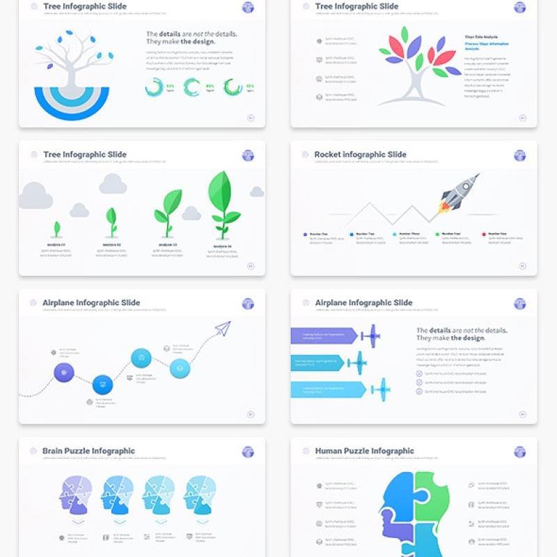 技术多用途PPT演示信息图表Tech Multipurpose PowerPoint Presentation Template