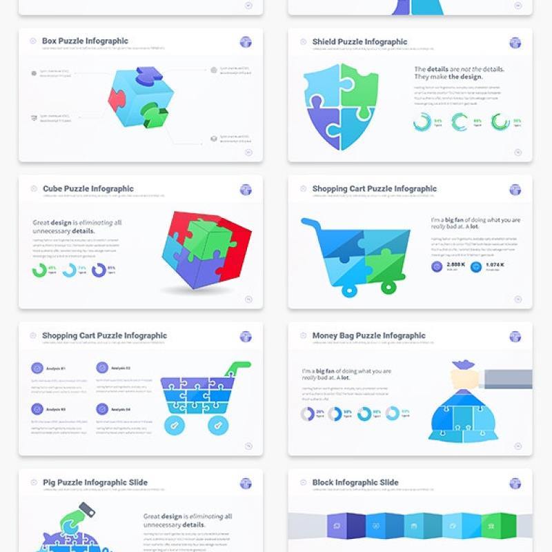 技术多用途PPT演示信息图表Tech Multipurpose PowerPoint Presentation Template