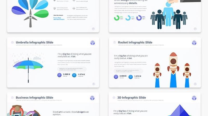技术多用途PPT演示信息图表Tech Multipurpose PowerPoint Presentation Template